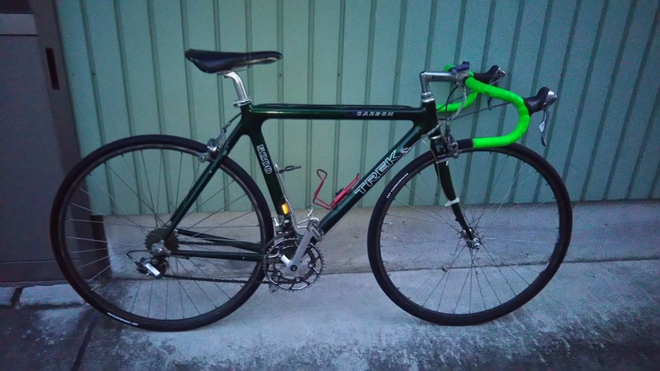 TREK 5200 カーボンロードバイクフレーム 難あり トレック TREK 5200 USPS TEAM 2001年頃 シマノ アルテグラ 6600