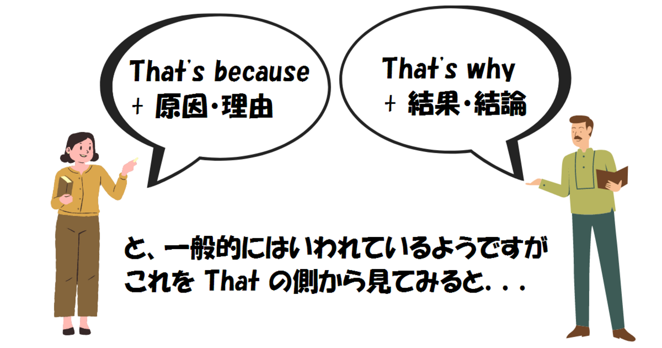 that's why 意味