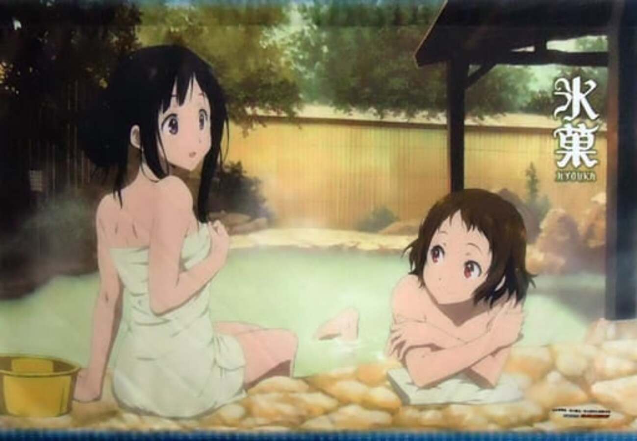 中古ポスター 空気清浄B2ポスター 千反田える＆伊原摩耶花 