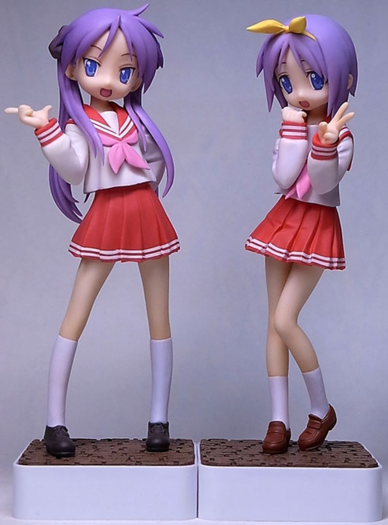 らき☆すた 1/12 柊かがみ&つかさ 制服Ver.セット レビュー - アオイ模型店