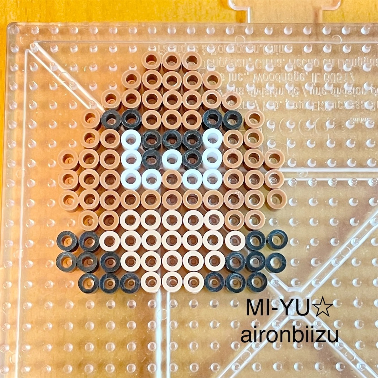 アイロンビーズ図案 クリボー スーパーマリオワールド MARIO - MI-YU