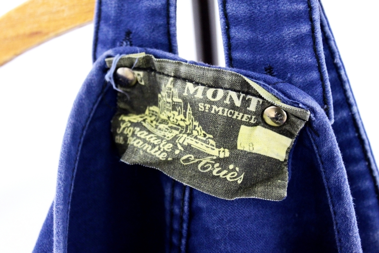 50s LE MONT ST MICHEL MOLESKIN OVERALLS 48 / ヴィンテージ モンサン 