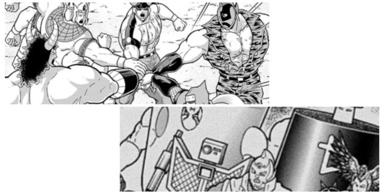 超人血盟軍VSマリポーサチーム(飛翔チーム)！キン肉マンの対戦してない 