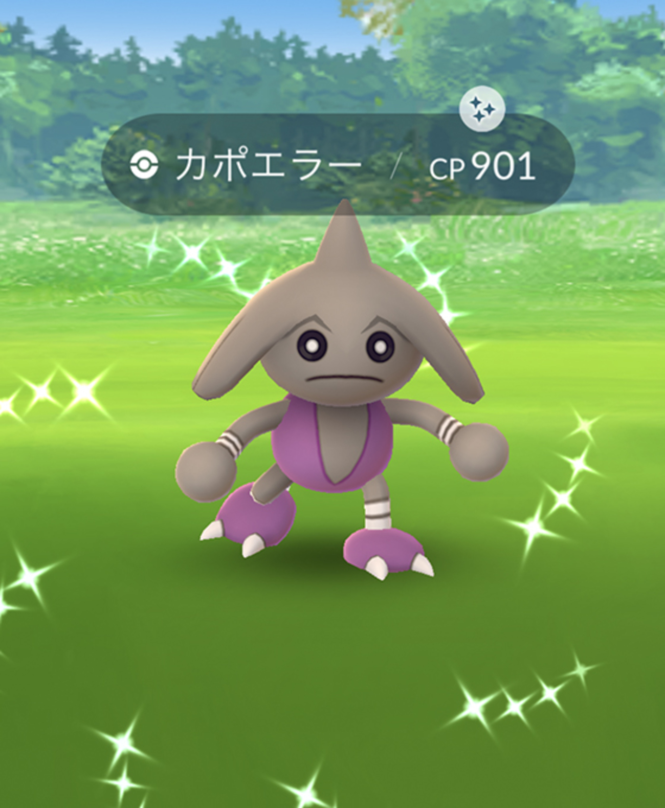 マスタリーシリーズイベントでカポエラーの色違いを初ゲット 