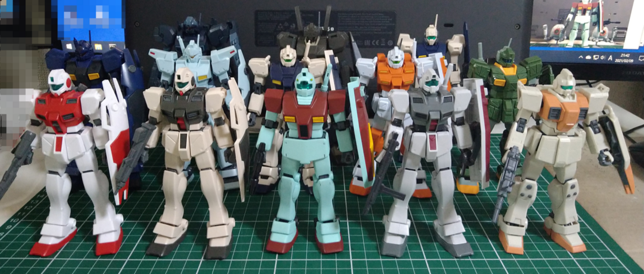 ガンプラまとめ売り　ネモ ジムⅡ ジムⅢ ジムクゥエル ジム寒冷地 Ez8 ガンプラまとめ売り ネモ ジムⅡ ジムⅢ ジムクゥエル ジム寒冷