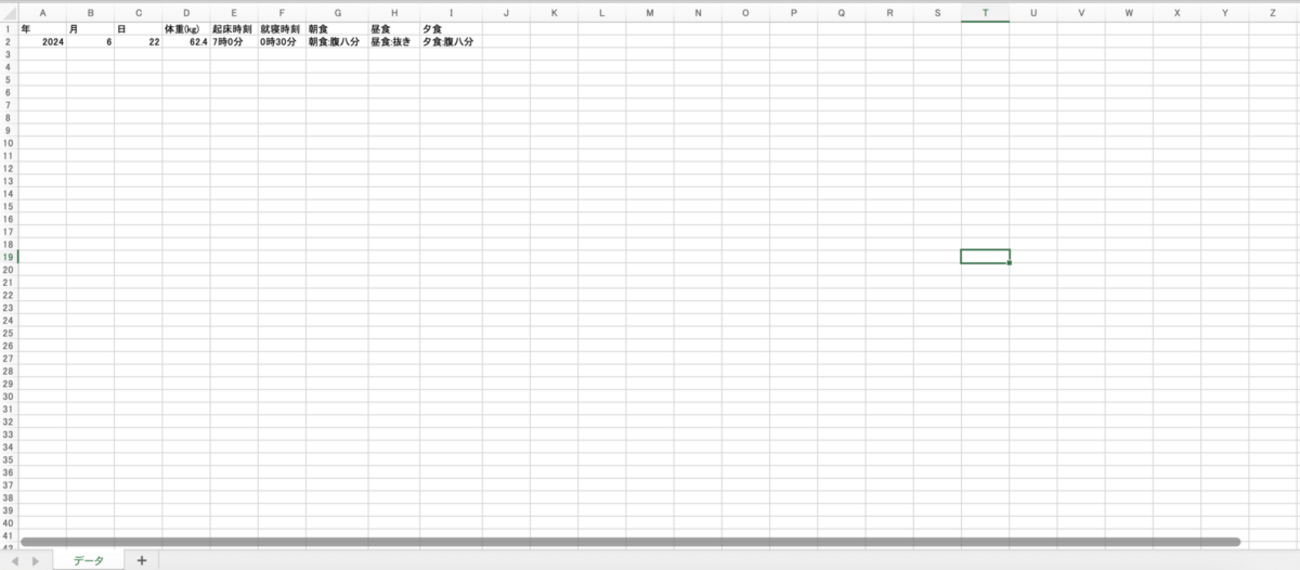 健康管理アプリへの道(20) 入力したデータをExcelに保存(3)(PySimpleGUI) - computer_learning_ariの日記