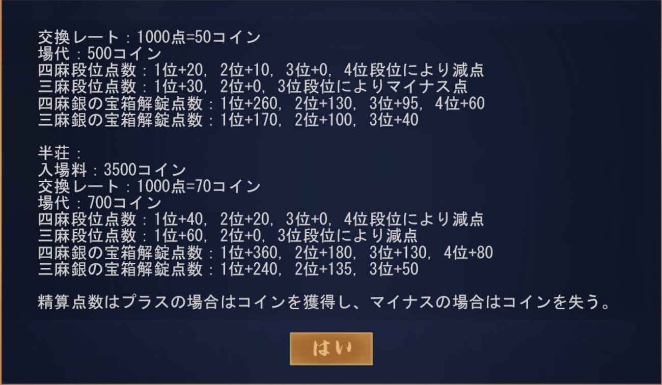 雀魂】いくつかのまとめ - ただの独り言
