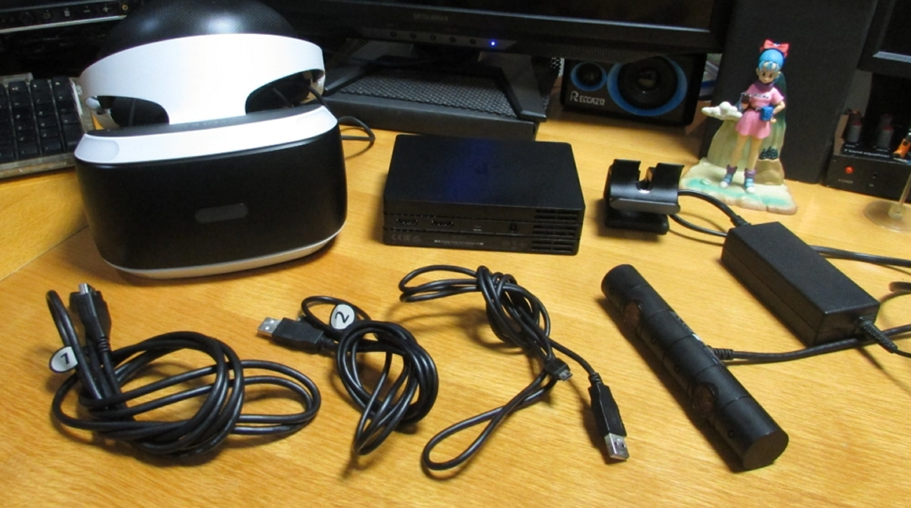 PSVRをPS4に接続！中古品だけど、綺麗に清掃して遊びました！ - レトロ