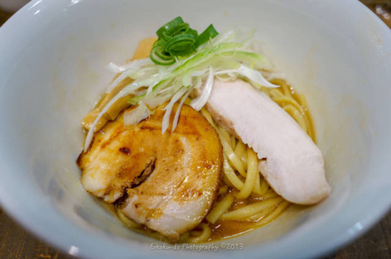 京成大久保】綺麗で美味しい「とりのあぶらそば」でした＠ramen case-K 2・3回目 - Eikokudo Rockets