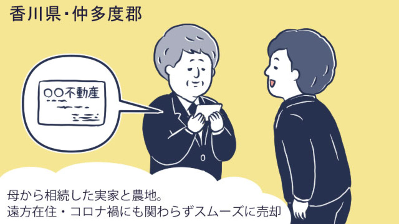 相続した香川県の実家と農地。コロナ禍にもかかわらずスムーズに売却／香川県仲多度郡Dさん（60代）