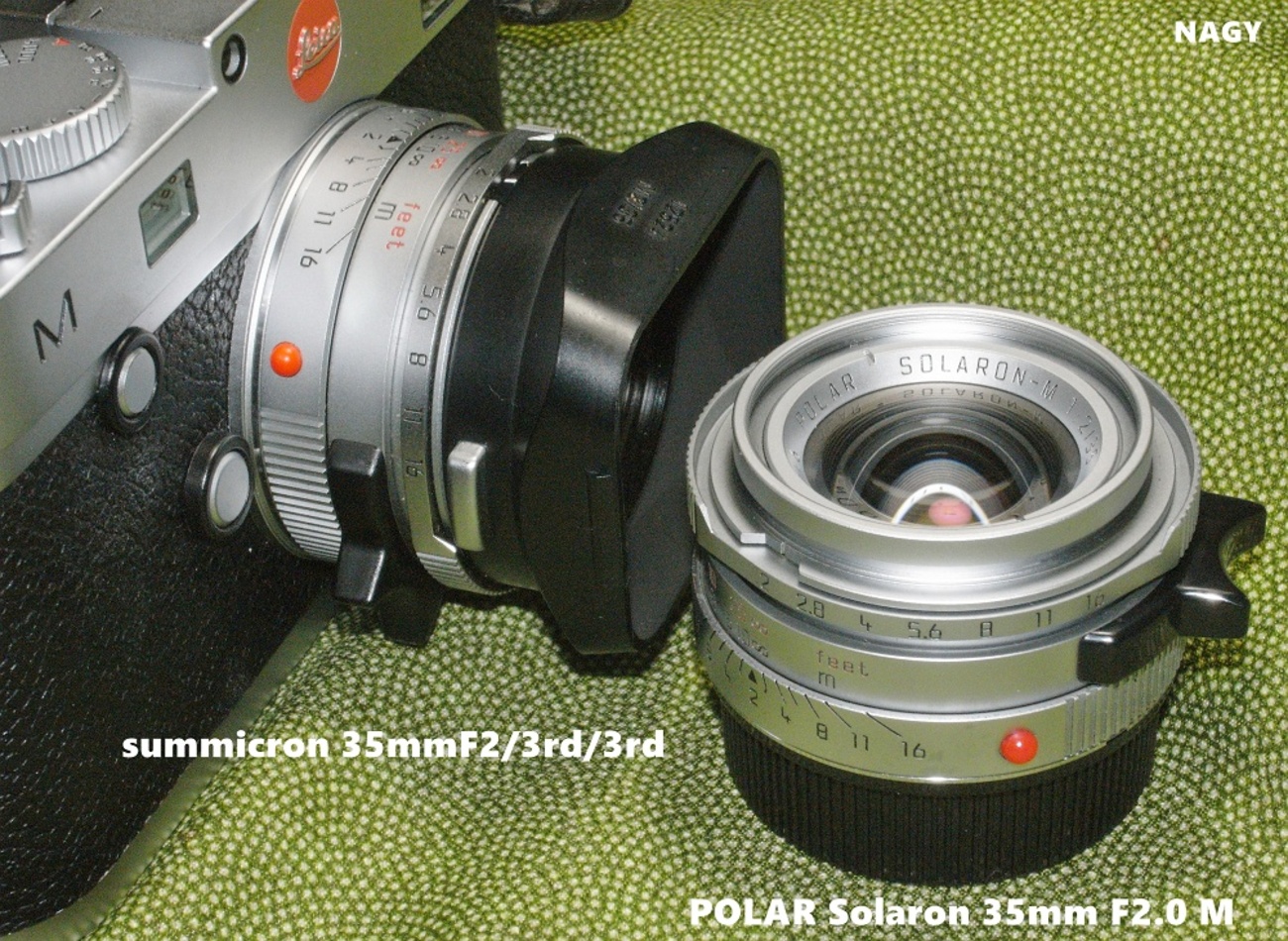 summicron 35mmF2/3rdとPOLAR Solaron 35mm F2.0 M - nagy