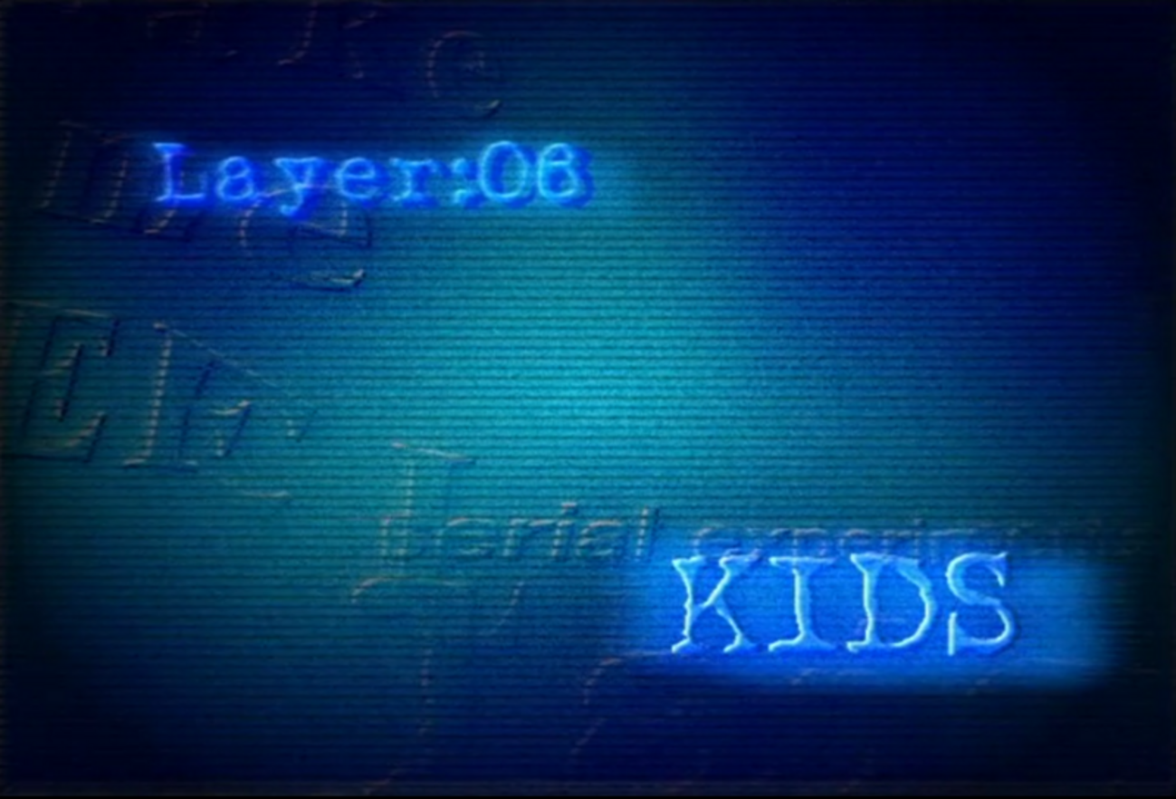 serial experiments lain レイアウト参考　作監修正　岸田隆 Layer:06 KIDS - Into wired - welcome back to wired