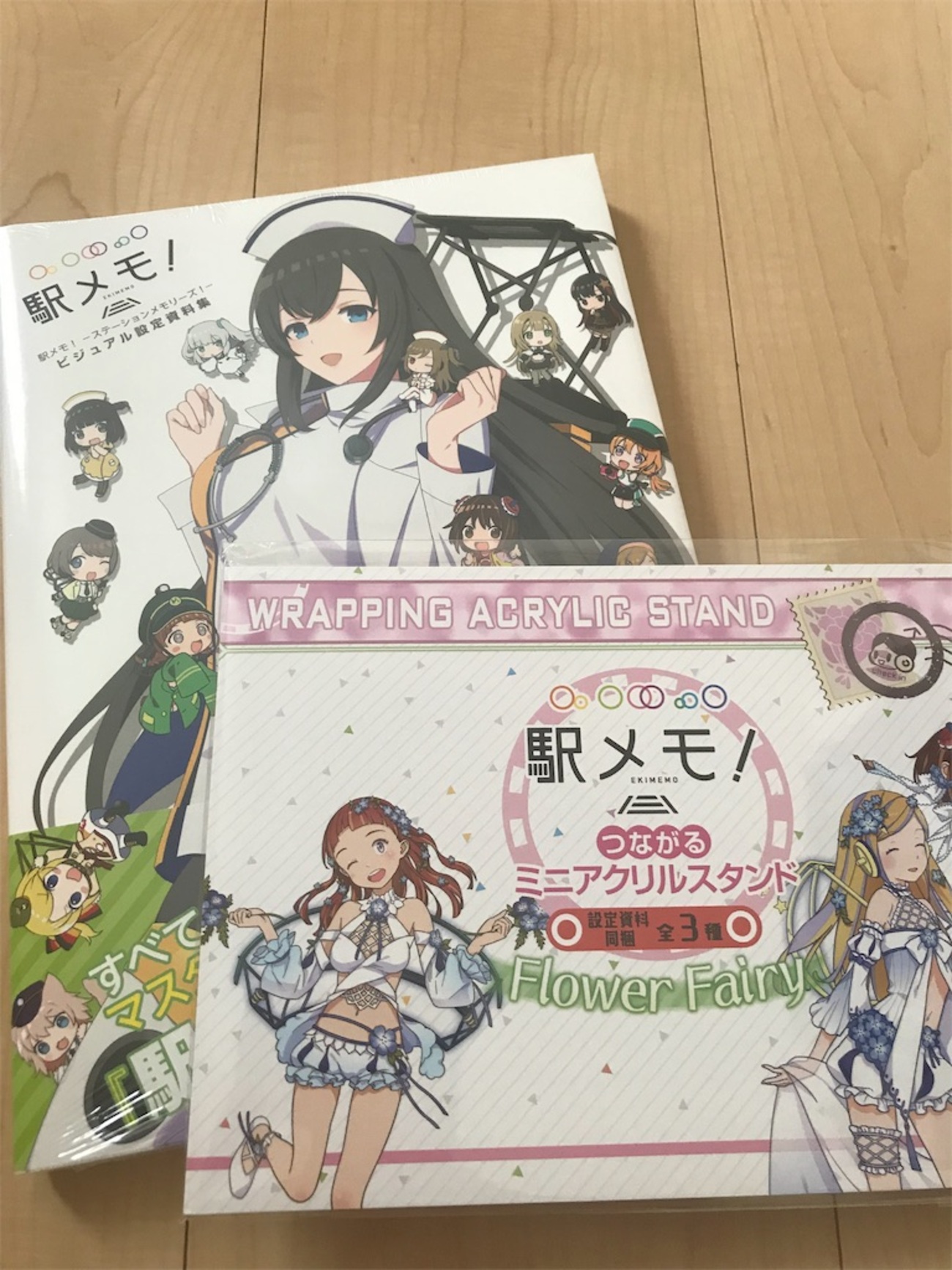 駅メモの設定資料集が届いた - かきたまじる