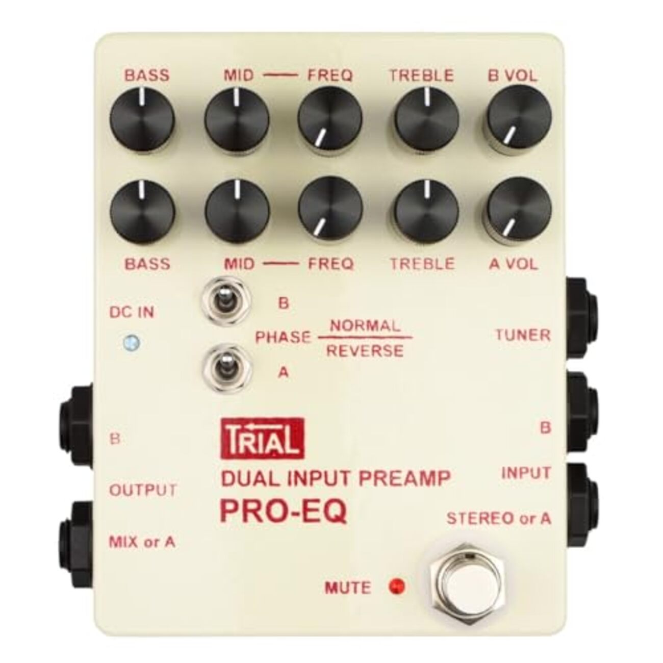 TRIAL DUAL INPUT PREAMP PRO-EQから読み解く、ライブ用アコギ音作りの