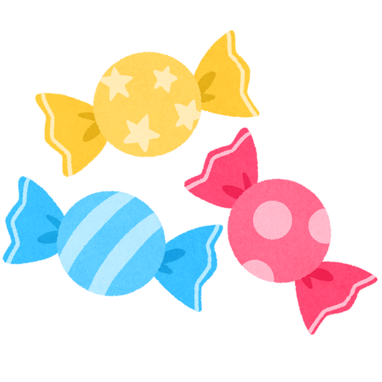 キャンディーのフリーイラスト素材 - 無料のイラスト素材 タダ絵