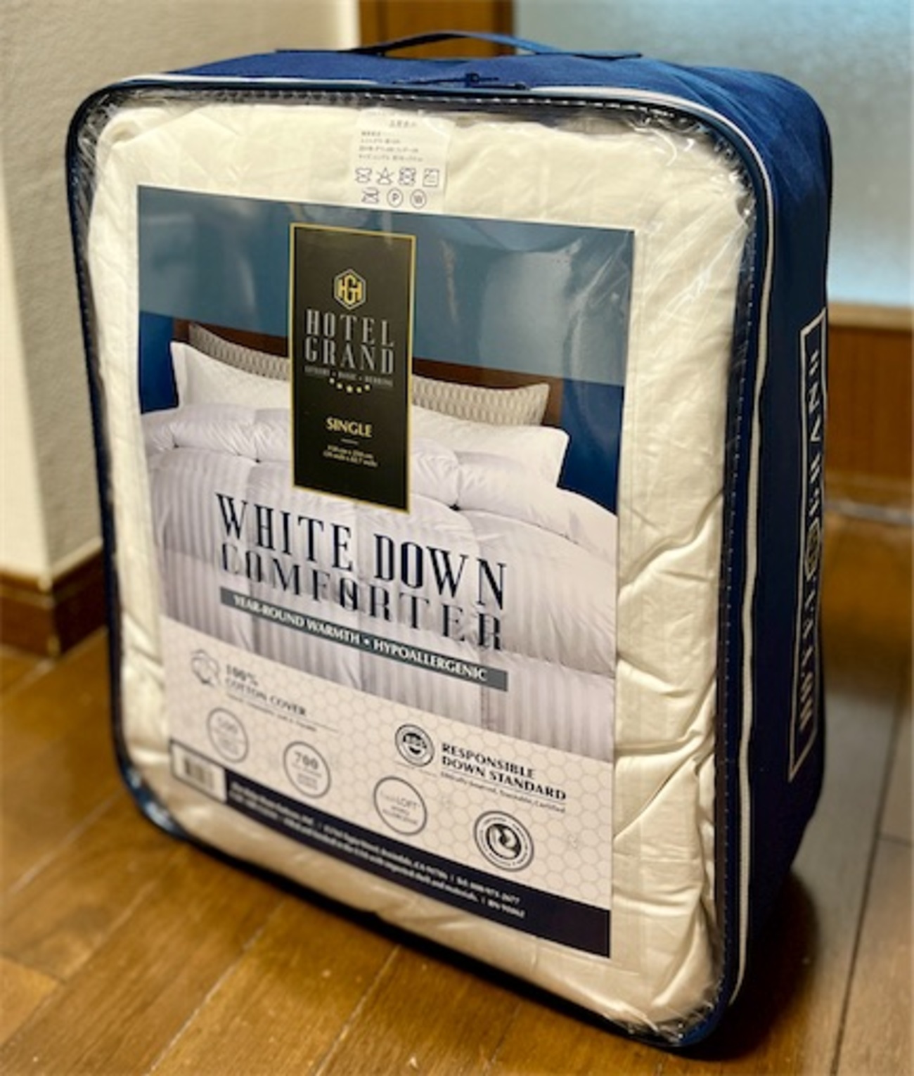 ○残り一点○希少品○コストコ○ホテル仕様○ホワイトダック羽毛布団