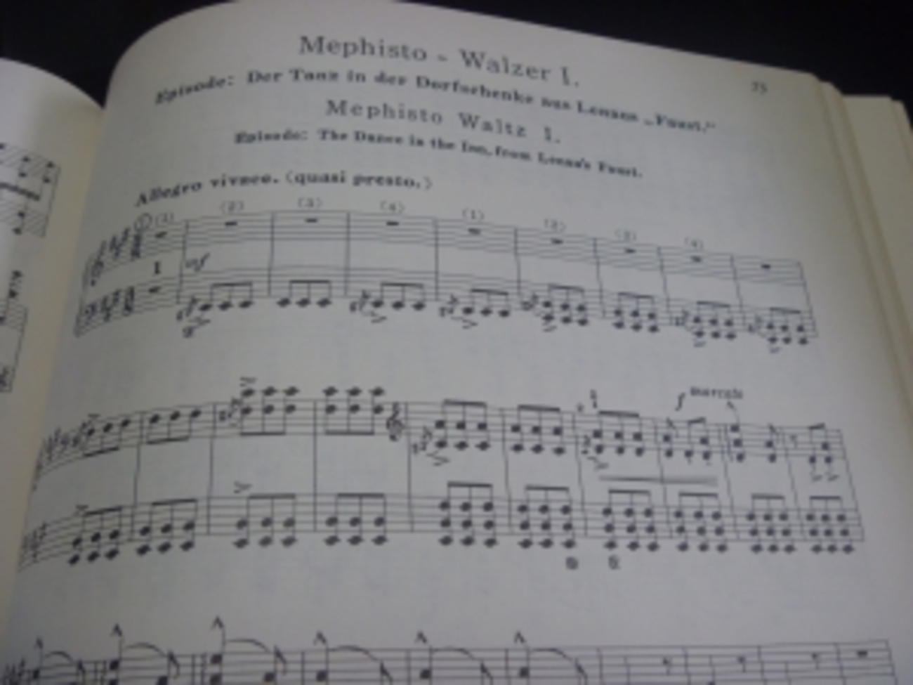 リスト メフィストワルツ第1番「村の居酒屋での踊り」 S.514/LISZT