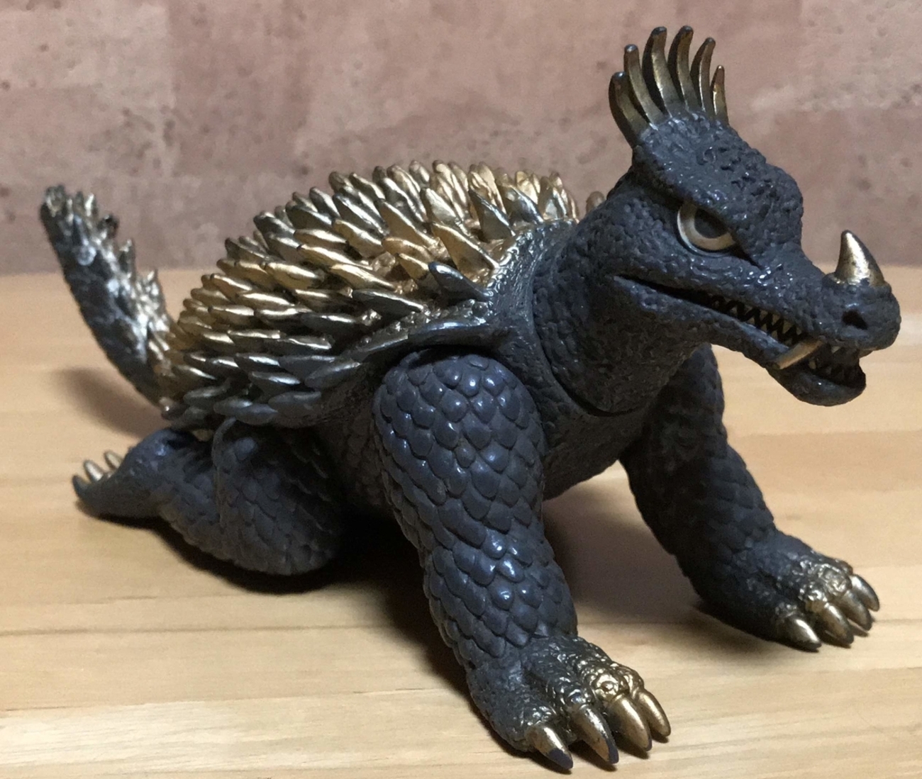 アンギラス 当時物 ブルマァク ソフビ 筋違い 怪獣 ゴジラ