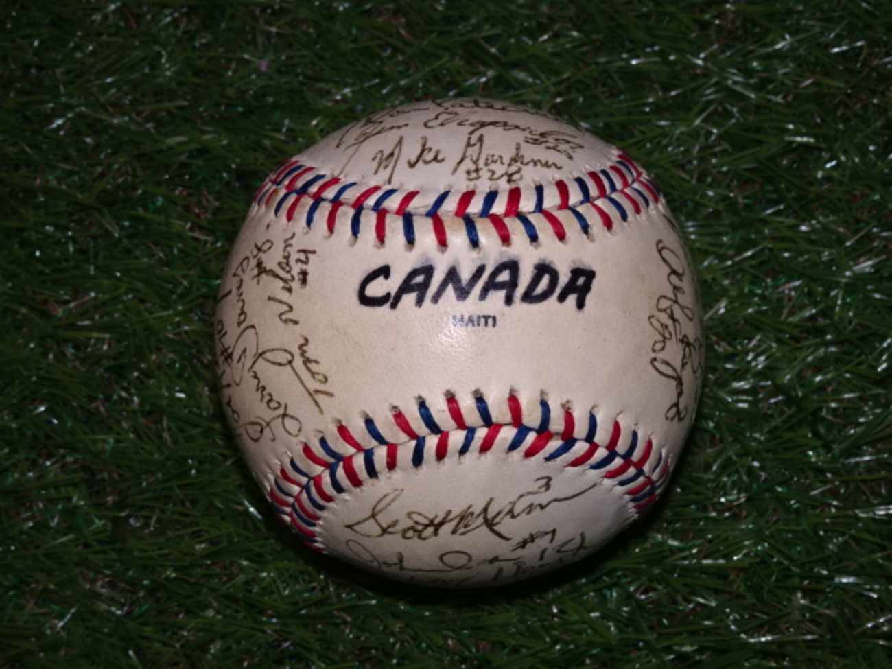 1984年 ロサンゼルスオリンピック 野球競技 7位 カナダ 直筆サイン