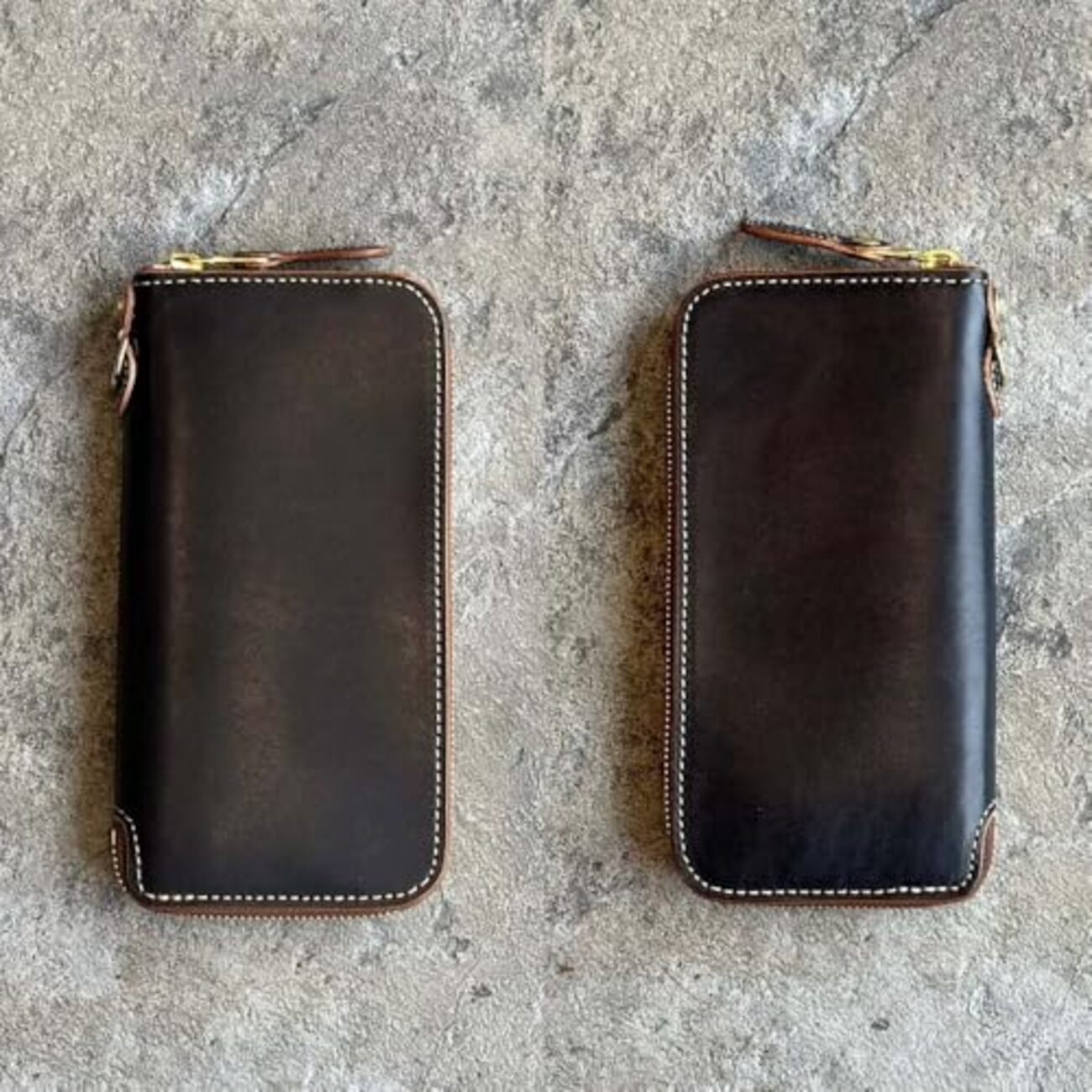 屈強な本革長財布KC'sラウンドジップウォレットは持つべき相棒！ - AO