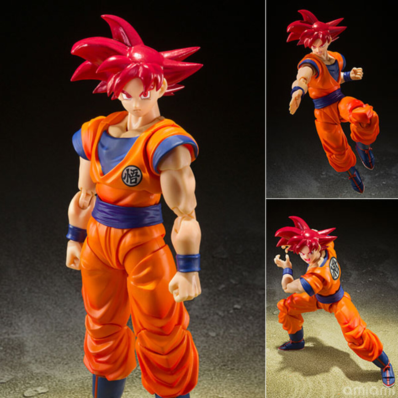 あみあみ】S.H.Figuarts スーパーサイヤ人ゴッド孫悟空-正しき心が 