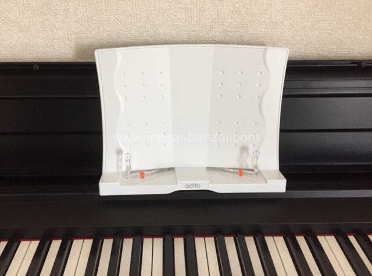 折りたたみ椅子　電子オルガン　オルガン台　譜面立て 電子ピアノに譜面立てはこれがおすすめ！actto BST-02 ブック