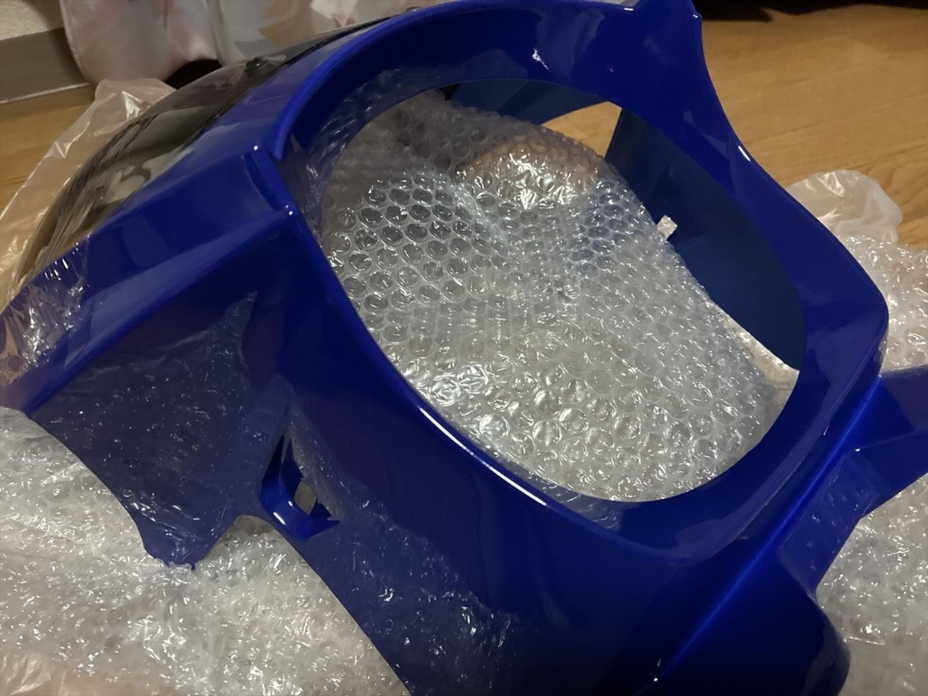 バリオスにビキニカウル装着 - 乗ったり直したり