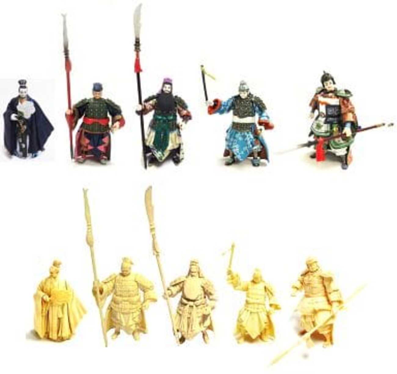 H*.様 海洋堂 三国志 フィギュア コレクション トレーディングフィギュア 全10種セット 「三国志 第壱集 海洋堂
