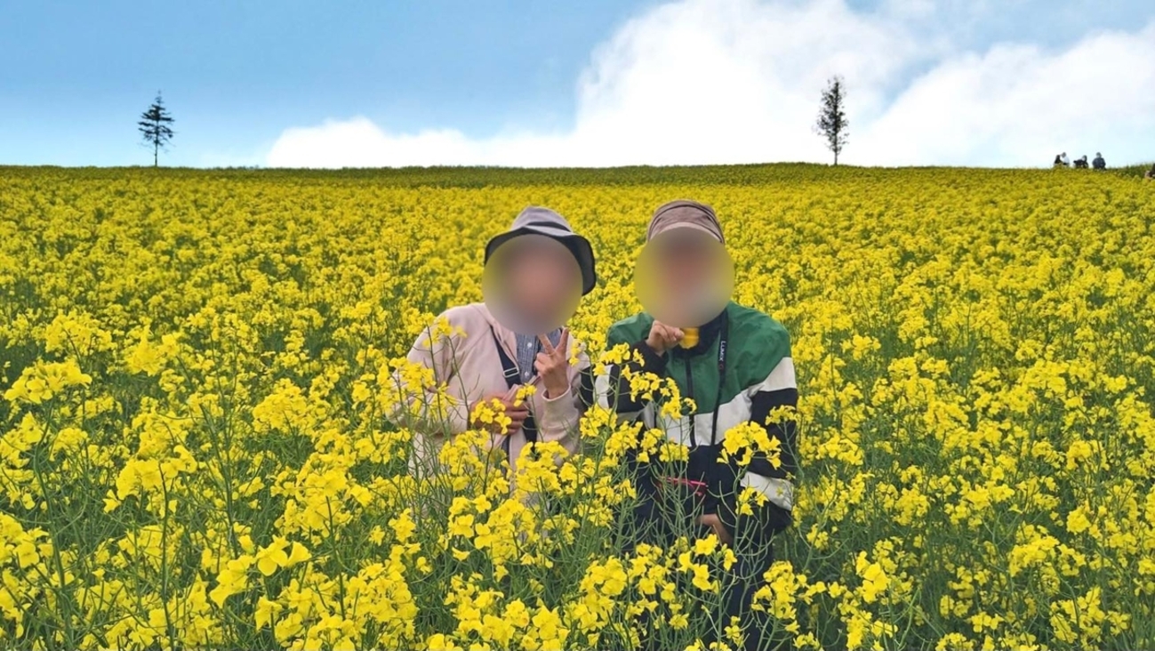 丘一面の菜の花畑！音更町・黒田農場で十勝の春を満喫しよう
