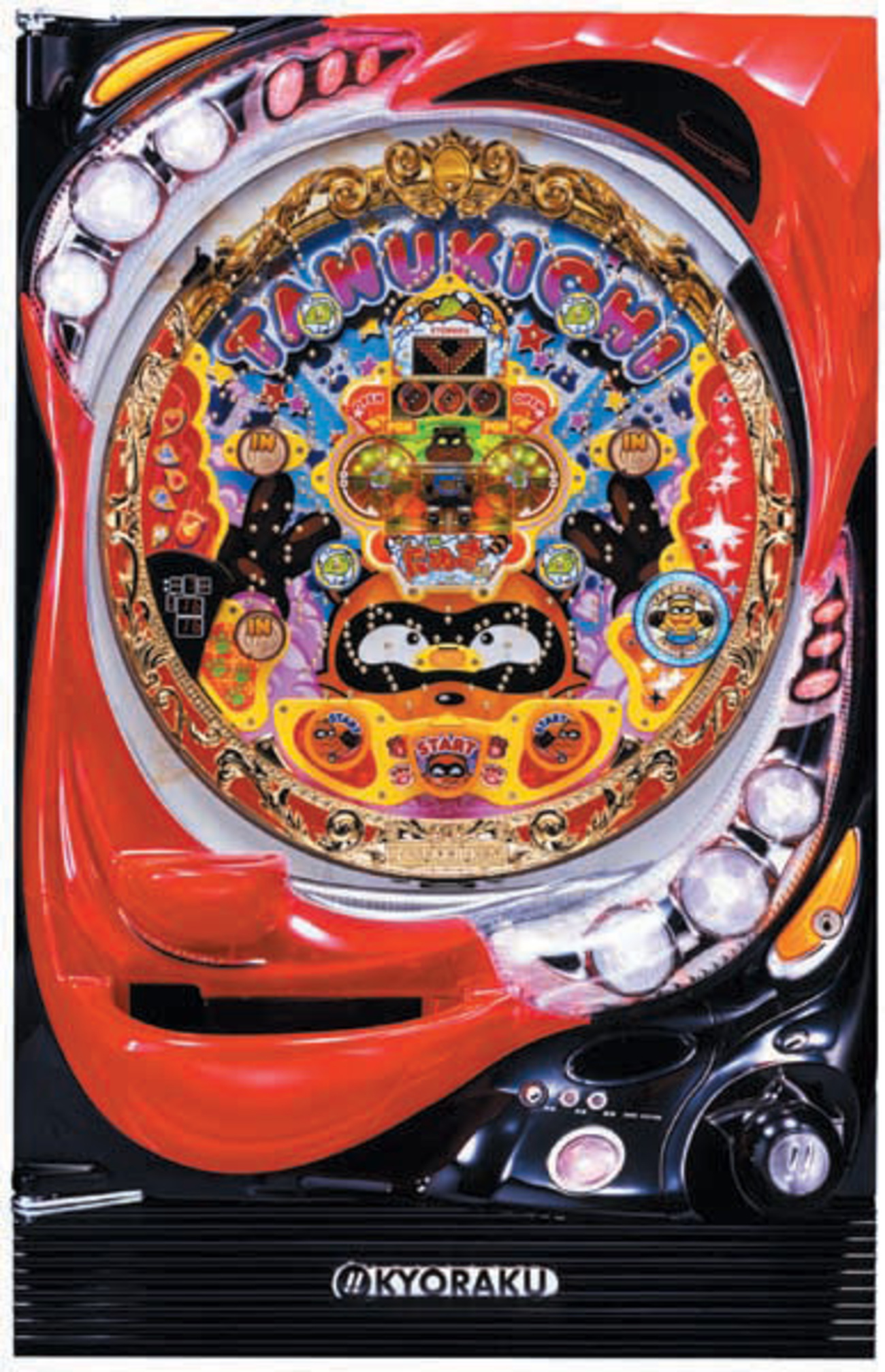 京楽産業.「CR ぱちんこたぬ吉くん」の筺体＆情報 - pachinko