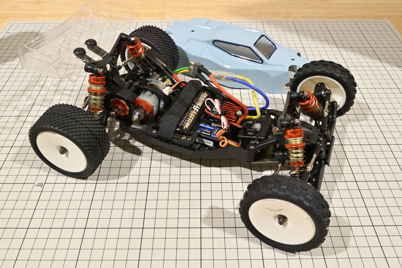 【中古】LCレーシング　BHC-1　センサードモーター8.5T・アンプ　予備 LCracig BHC-1 小さなハイエンドバギーレビュー | チームチョンマゲ