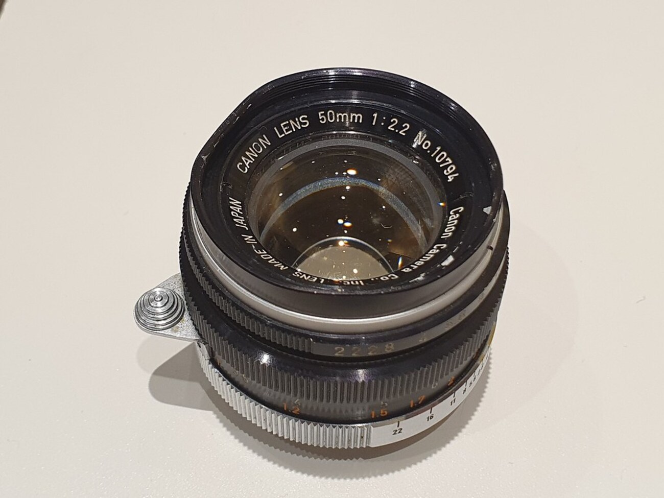CANON 50mm f/2.2 レンズ Lマウント レンズ沼309本目】オールドレンズフェスにてCANON 50mm F2.2入手。海外