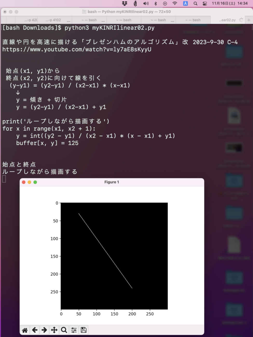 ブレゼンハムのアルゴリズム min117の日記