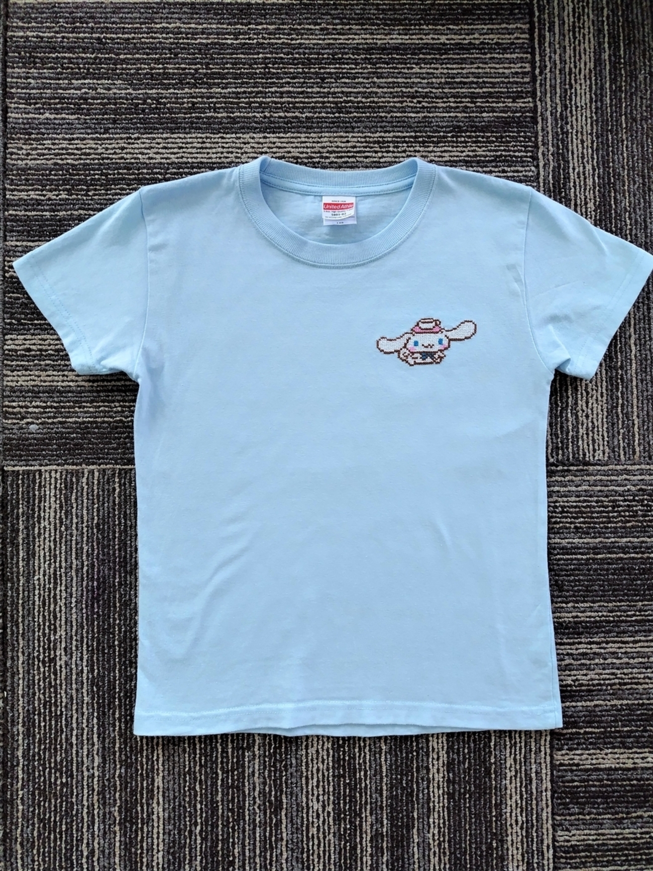 Tシャツにクロスステッチしてみた - 照り焼きチキンのちまちま手作りブログ