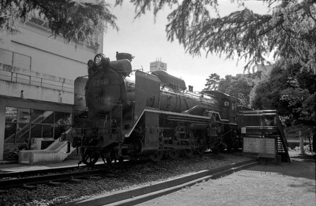 静岡城北公園の保存機D51146 - 鶴君の機関車観？（館？）
