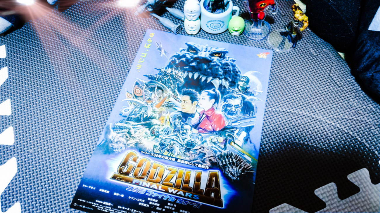 GODZILLA FINAL WARS (ケインコスギサイン入り) 直筆サイン入り ゴジラVSキングギドラB3ポスター | 新潟特撮上映会