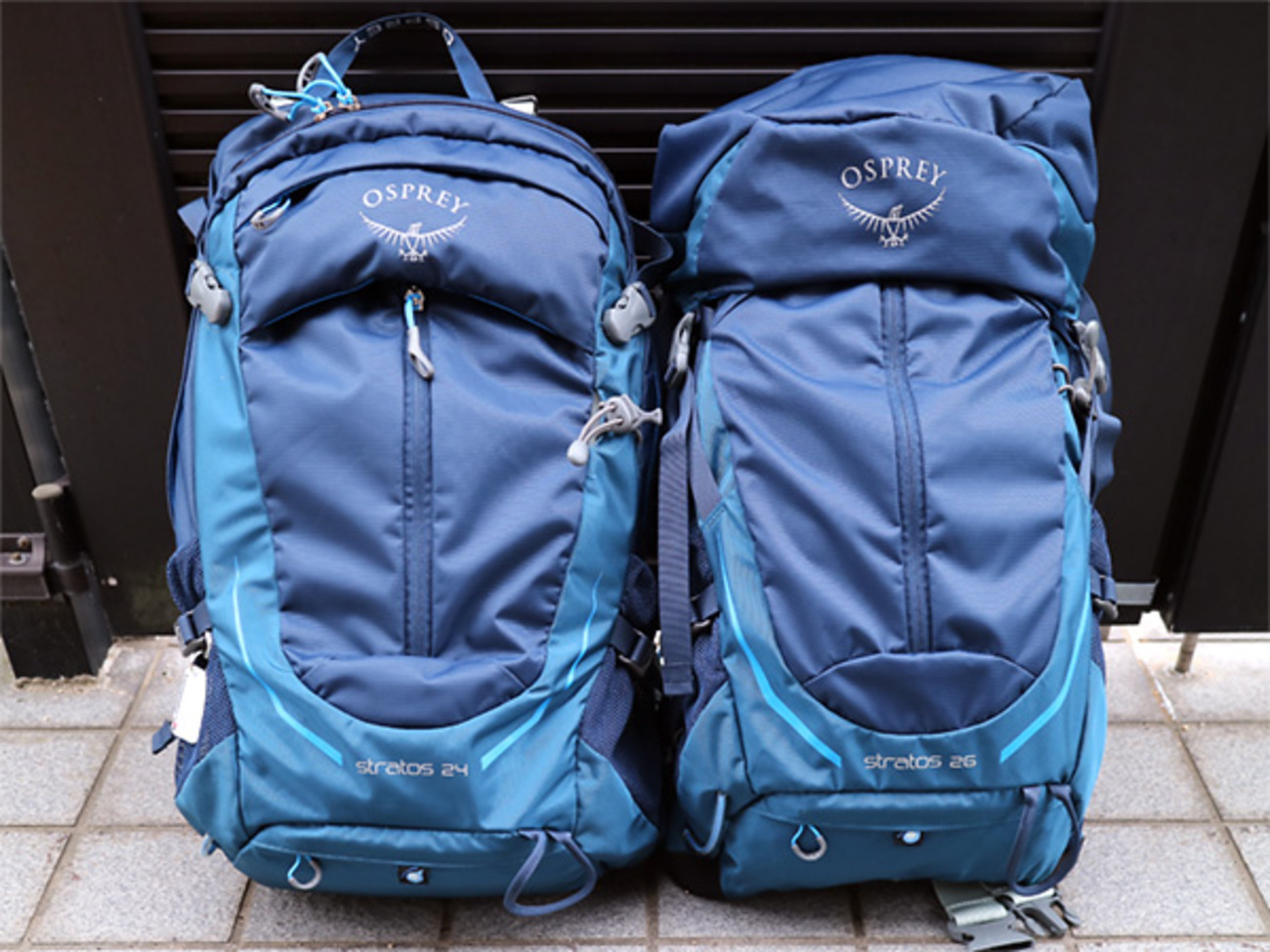 オスプレー ストラトス 24 と 26 / パネルローディグとトップリッド 