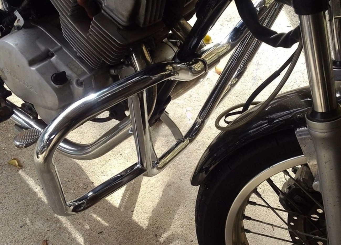 cd125t 初期リアキャリアとピリオンシートとcb125エンジンガード ホンダ(純正) リヤエンジンガード のパーツレビュー | ベンリー