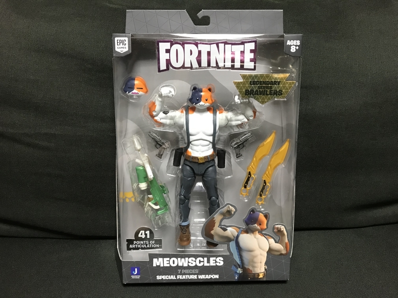 FORTNITE LEGENDARY SERIES BRAWLERS MEOWSCLES ニャッスル 7インチ 