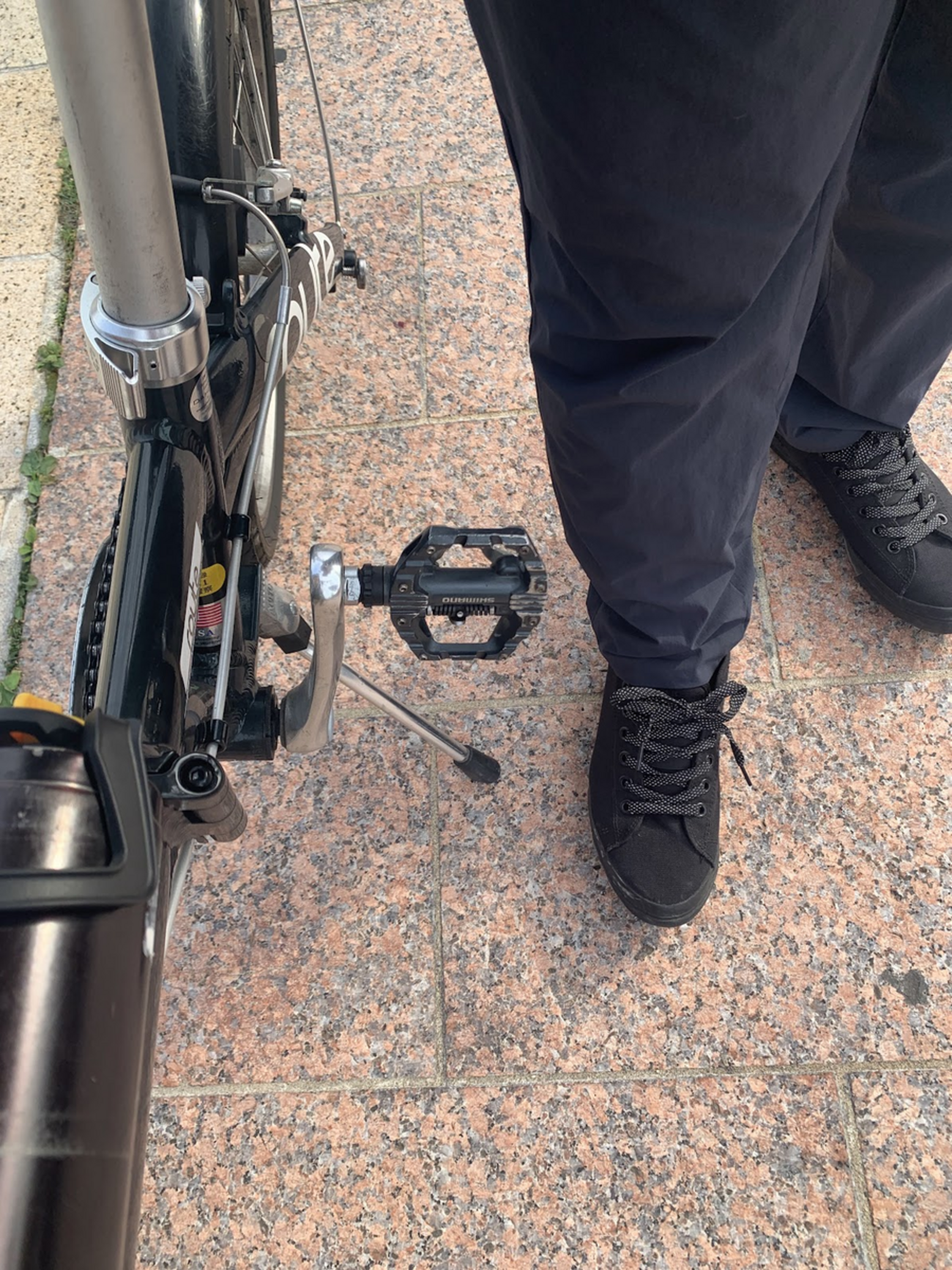DAHON routeにSPDペダルを装着 - PikaCycling