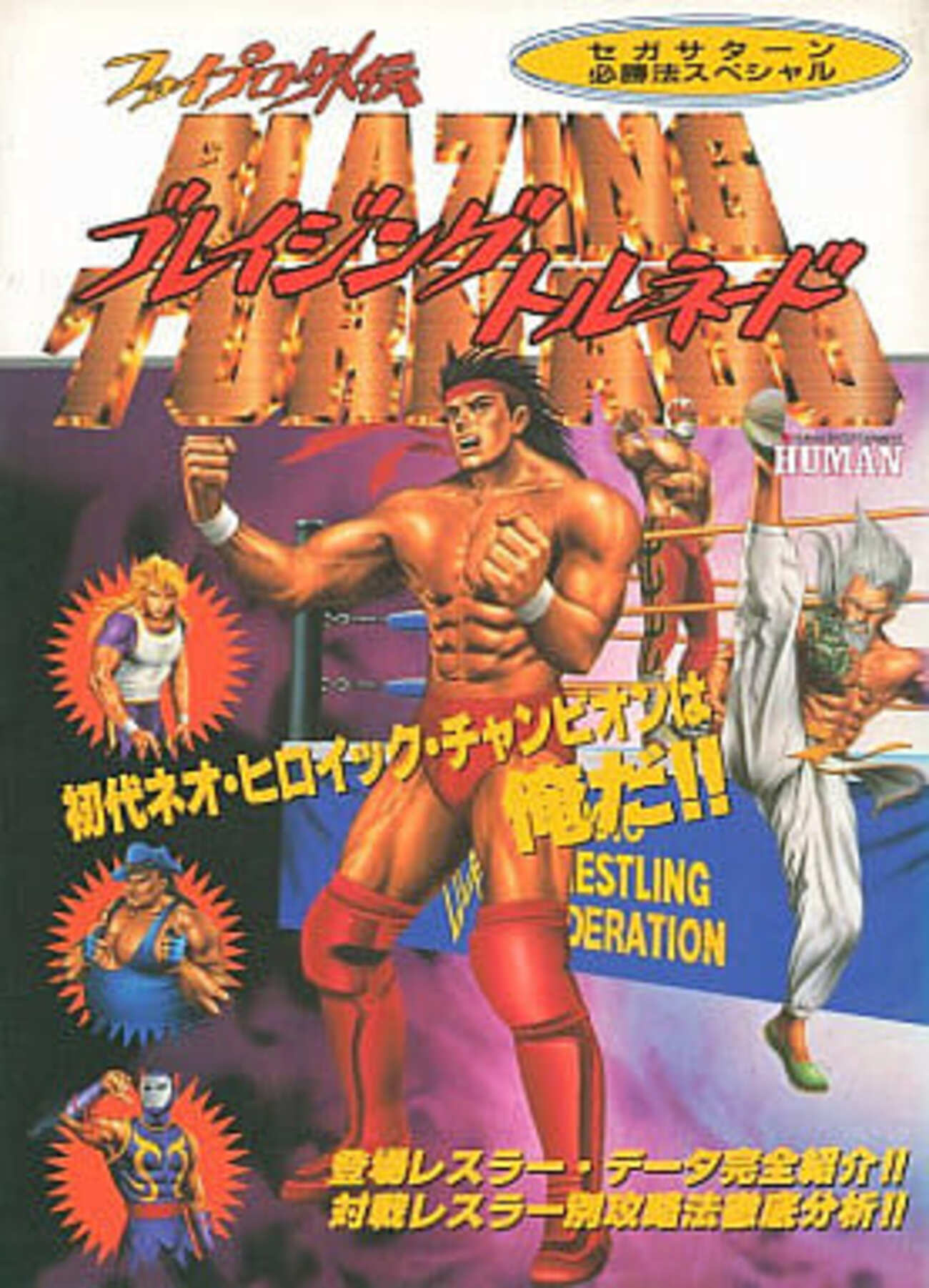 今ファイプロ外伝ブレイジングトルネード セガサターン必勝法