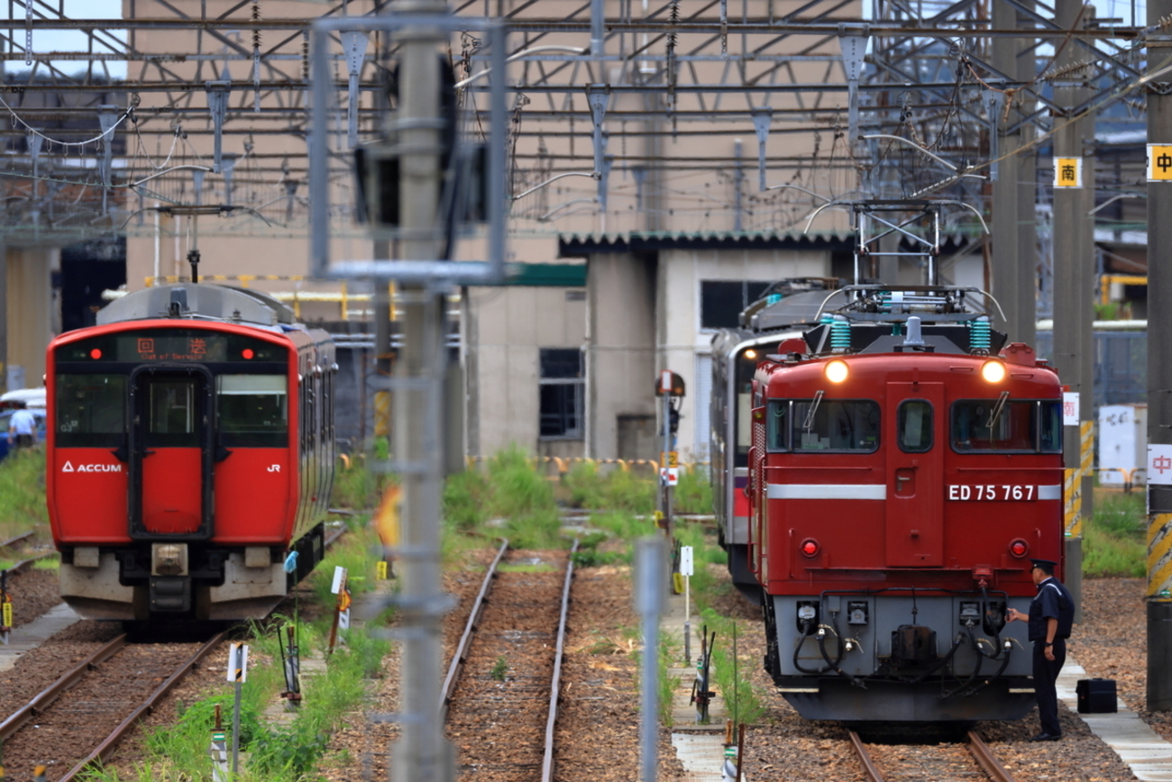 ED75 767最後の出区点検 - 続 うっかり鉄の鉄道風景写真撮影記