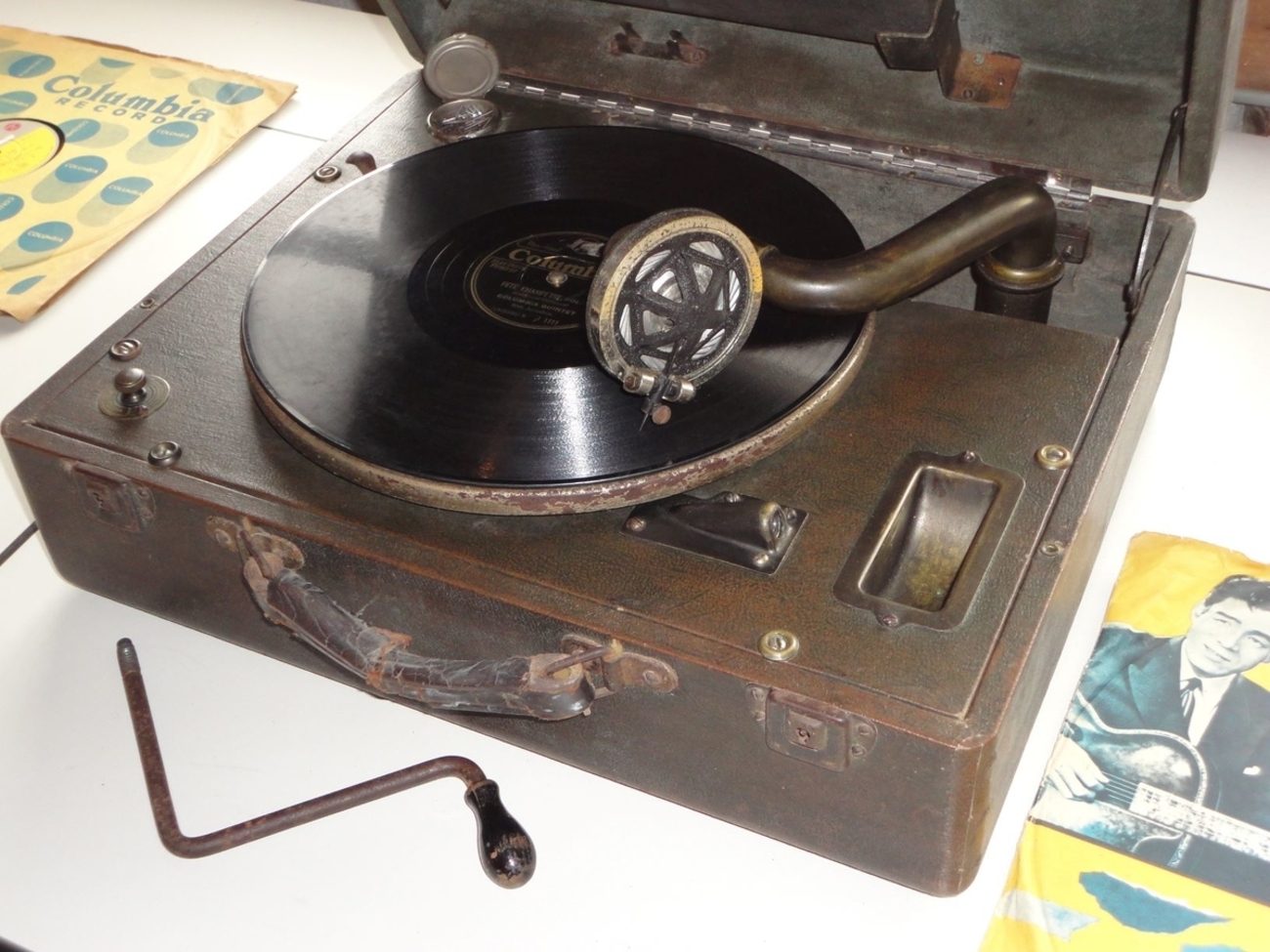 古いSPレコードを戦前の蓄音機などで聞いてみました。 - 工作工房 
