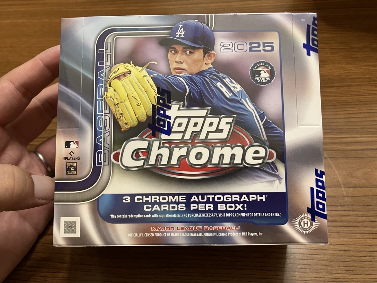 2025 Topps Chrome Baseball Jumbo Box 開封。 - 野球カードと私と。