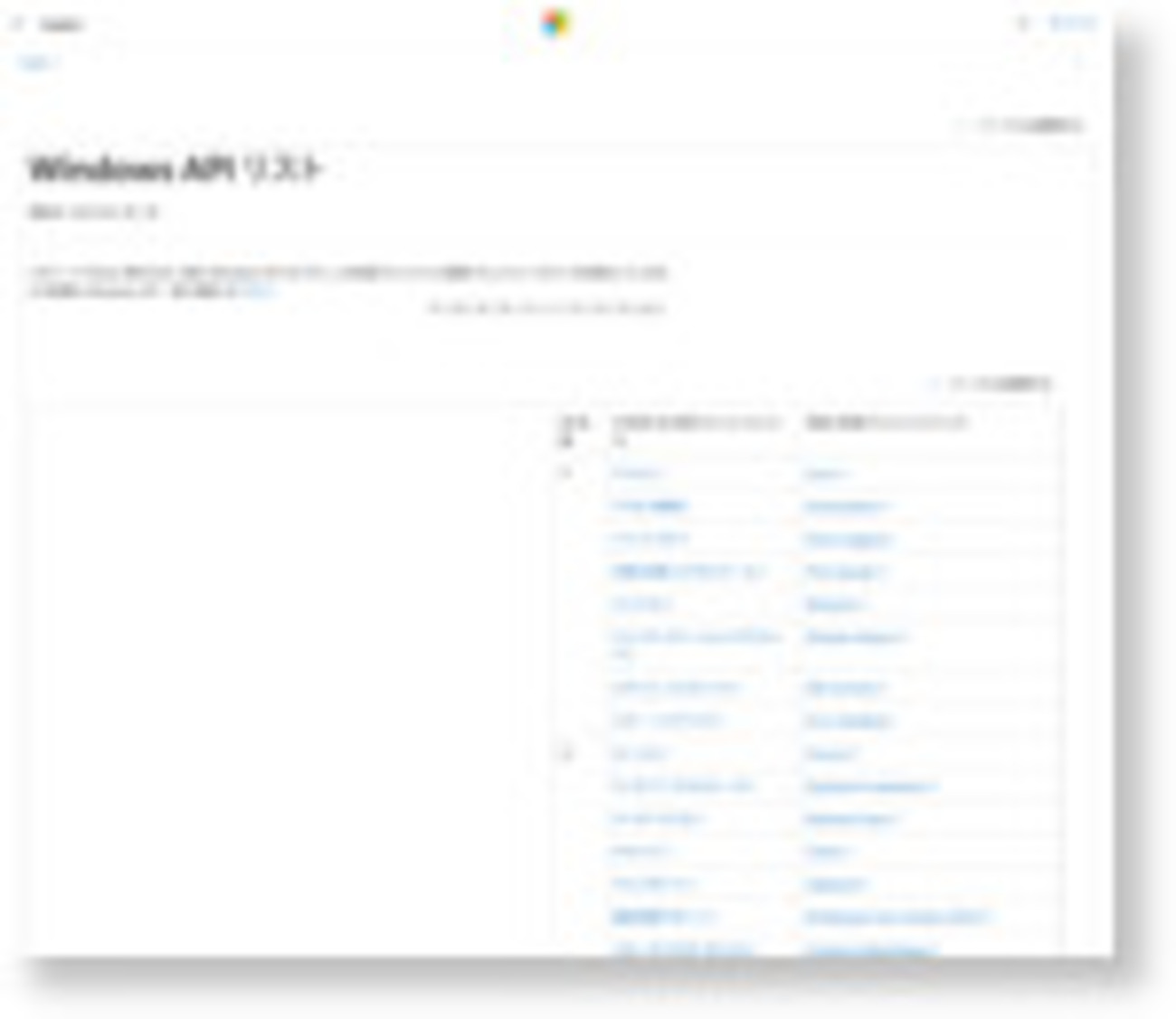 Windows API リスト - Architect's Log