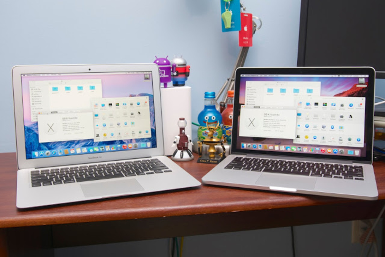 新型MacBook Air/Pro(Early 2015) 13インチ対決、旧MBA(2012