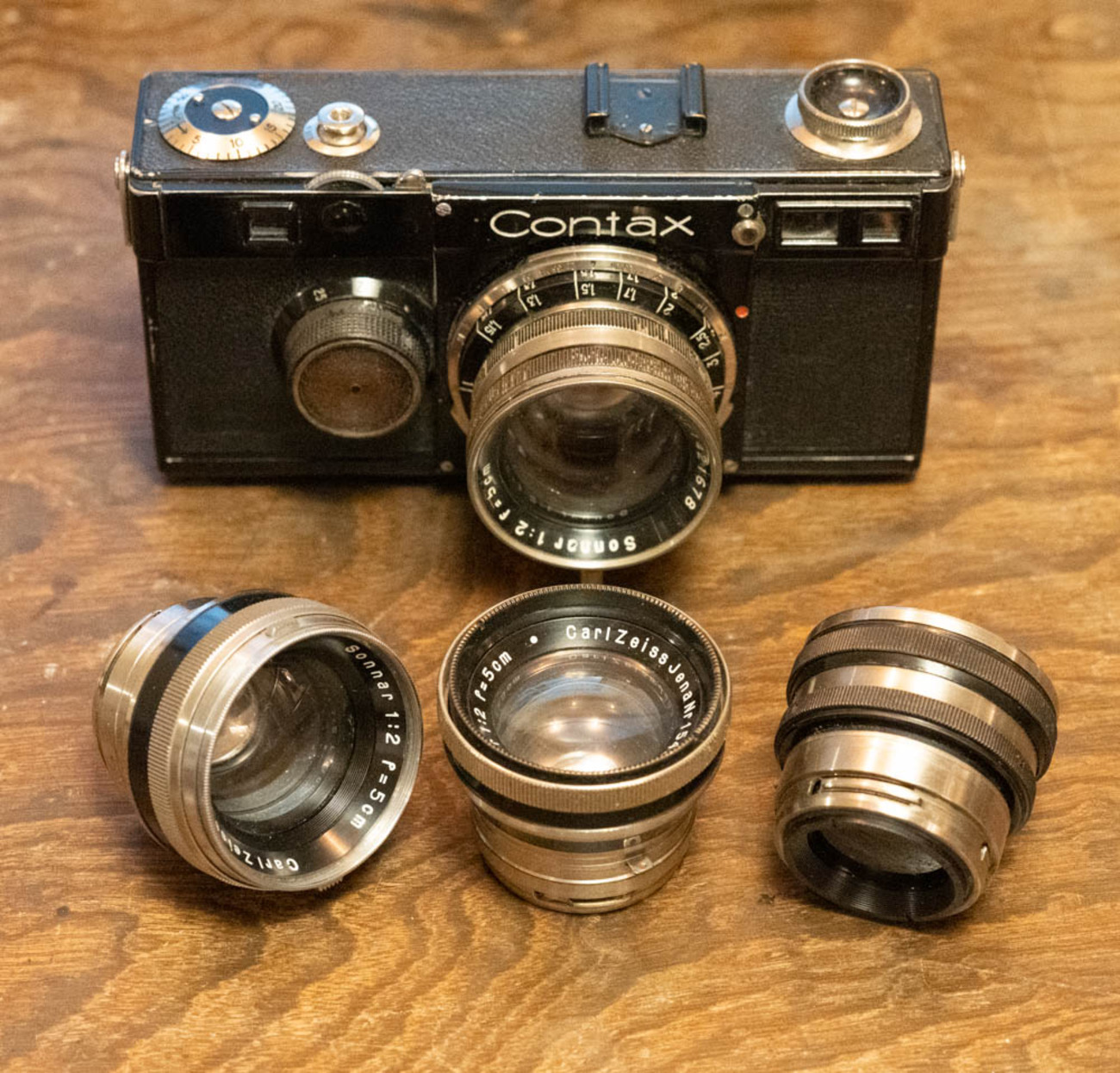 Carl Zeiss Jena Sonnar 1:2 f=5cm の性能 ブラックニッケル 
