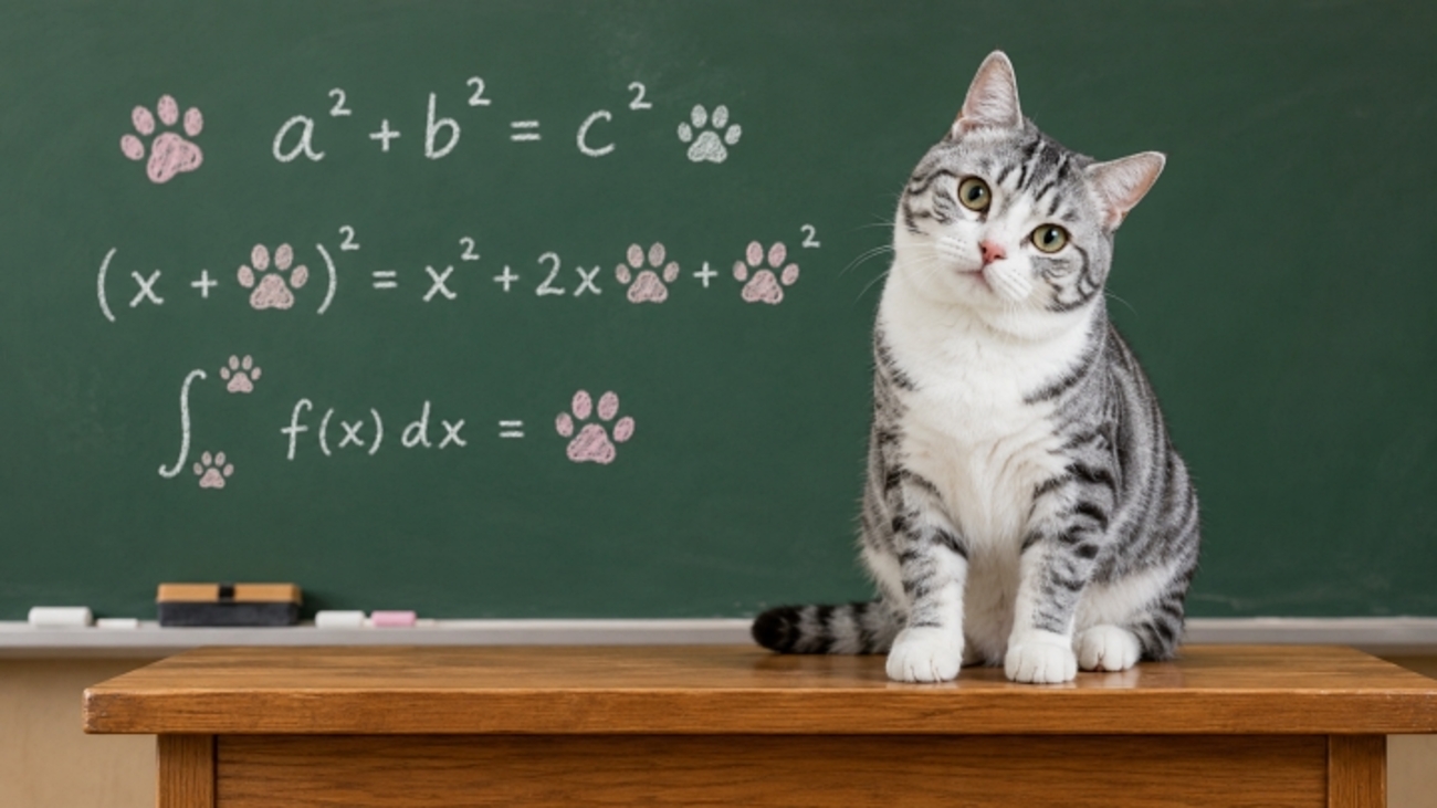 数学教師になった猫