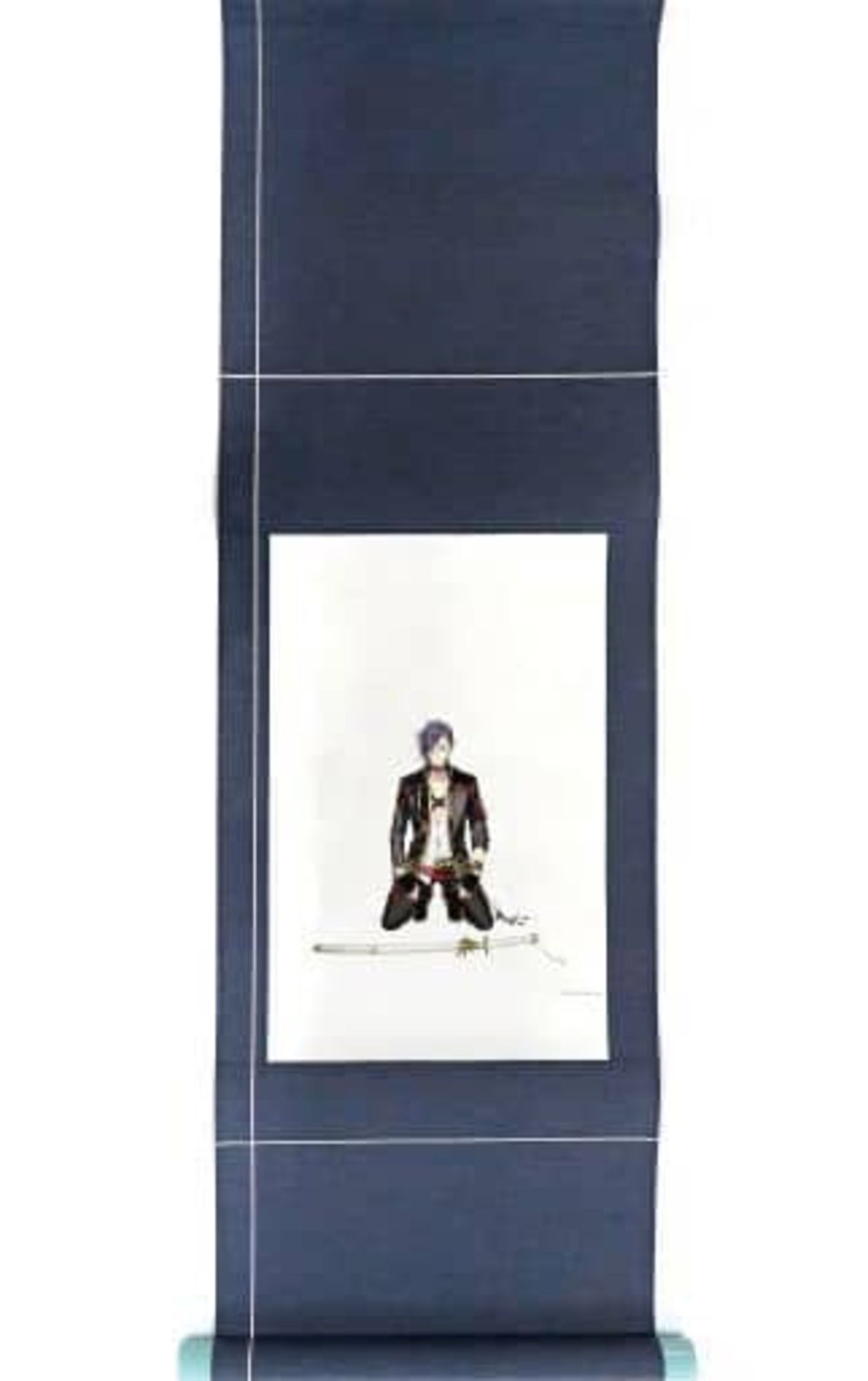 刀剣乱舞 本丸博 つむぎ織掛け軸 鶴丸国永 【公式通販】