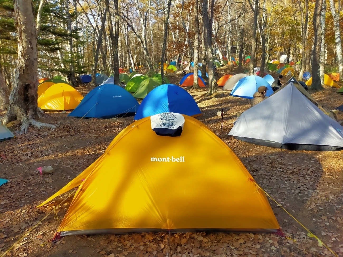 キャンプ・登山・初心者向け／テント・寝袋x2・マット・テーブル等 テント泊未経験者がいきなりソロでテント泊したときに準備したものたち